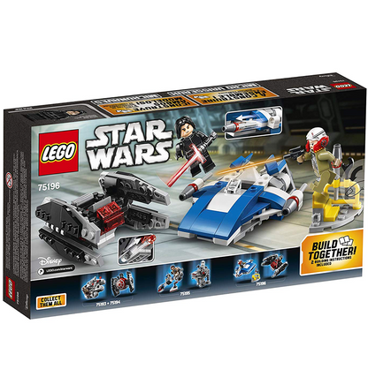 LEGO Star Wars: The Last Jedi A-Wing vs. TIE Silencer Microfighters- # 75196