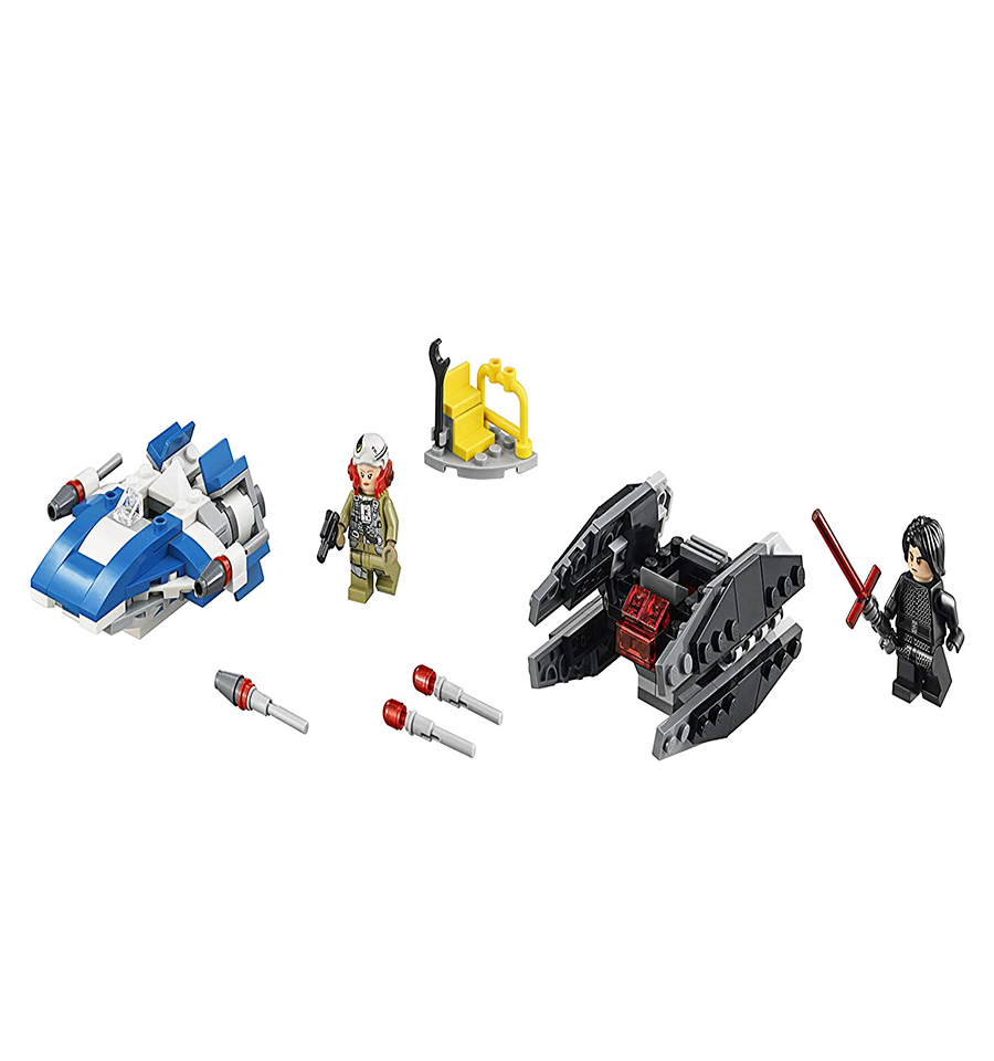 LEGO Star Wars The Last Jedi A Wing vs. TIE Silencer