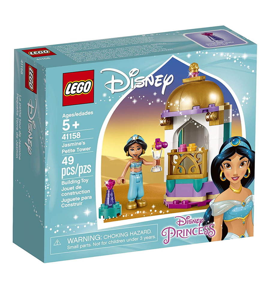 LEGO Disney Jasmine’s Petite Tower 41158 Building Kit (49 Pieces)