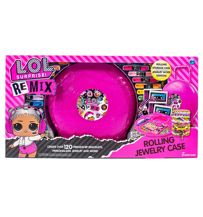 Surprise! REMIX Rolling Jewelry Case, Storage Jewelry Work