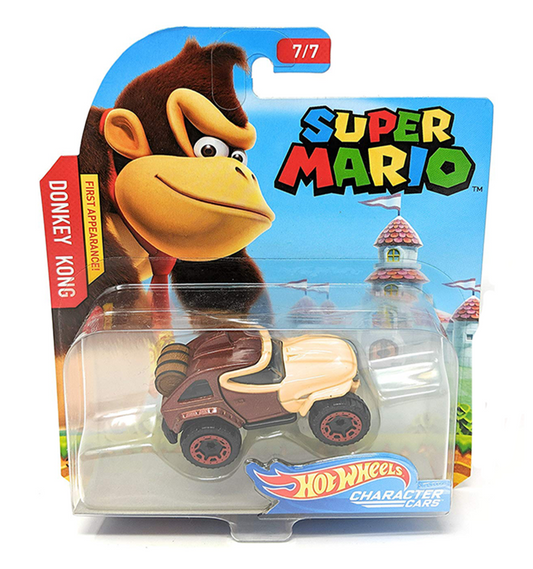 Hot Wheels Super Mario Character Cars Donkey Kong Vehicle #7/7