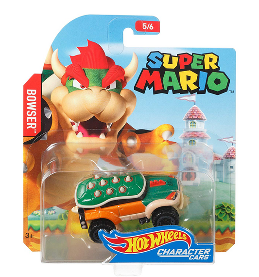 Hot Wheels Super Mario Character Cars Bowser Vehicle 5/7