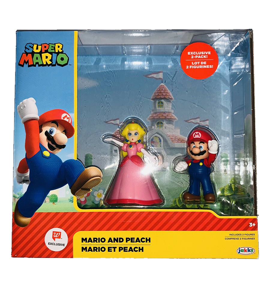 World of Nintendo Super Mario and Peach Exclusive 2-Pack