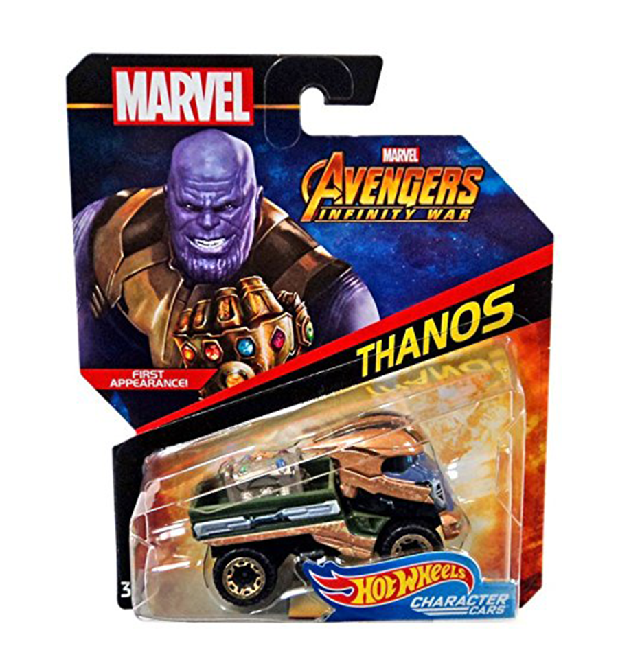 Hot Wheels Character Cars Marvel Avengers Infinity War Thanos First Ap ...