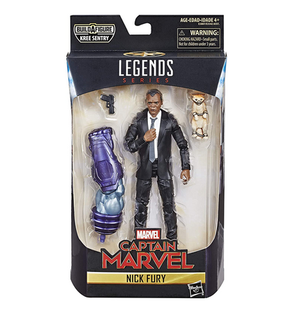 Marvel Captain Marvel 6-inch Legends Nick Fury Action Figure