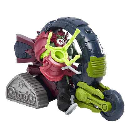 He-Man and the Masters of the Universe Revelation Trap Jaw Cycle Vehicle & Action Figure