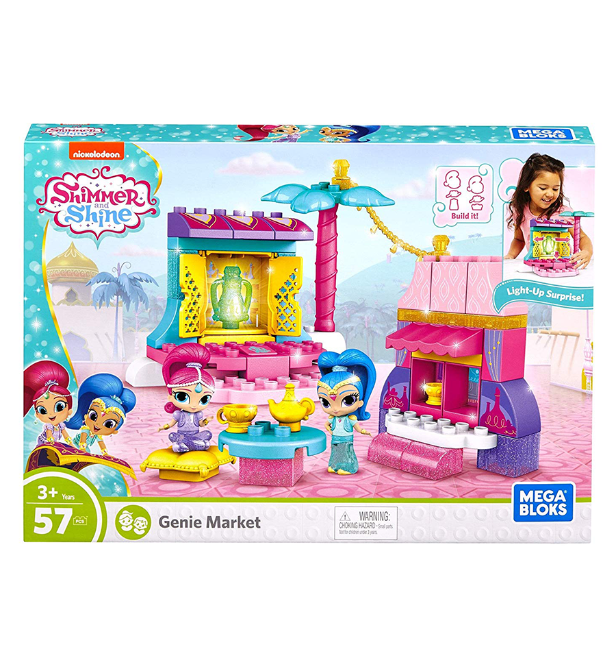 Mega Bloks Shimmer and Shine Buildable Azar Bazaar Market Set