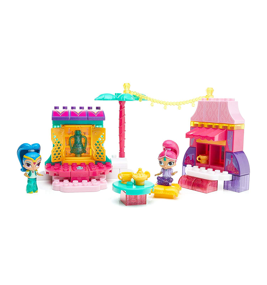 Mega Bloks Shimmer and Shine Buildable Azar Bazaar Market Set