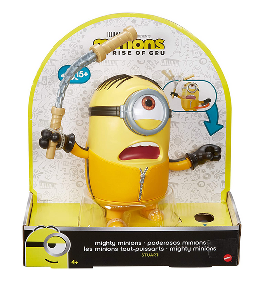 Minions 2: The Rise of Gru Mighty Stuart With Kung Fu Action Figure
