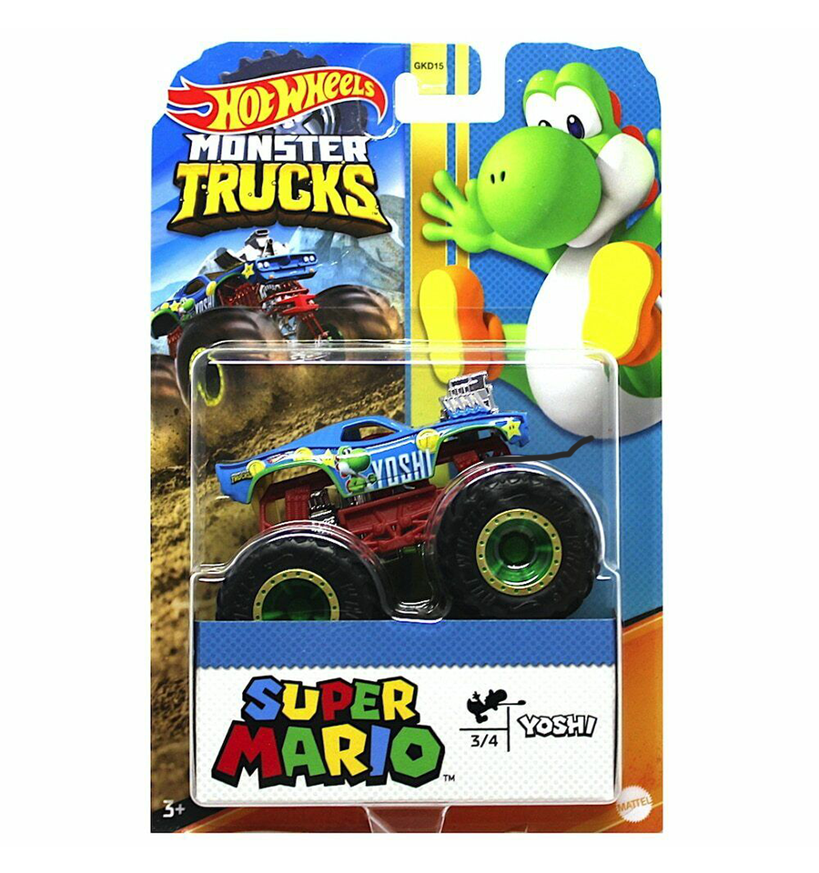 HW Monter Trucks Super Mario Yoshi # 3/4
