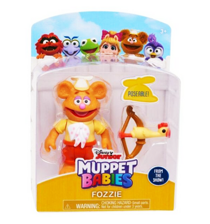 Disney Junior Muppet Babies Fozzie Poseable Figure