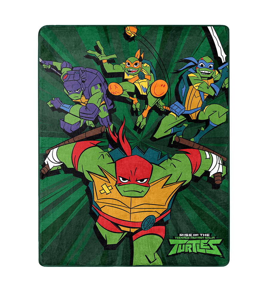 Teenage Mutant Ninja Turtles, Silky Soft Throw Blanket, 40" x 50"