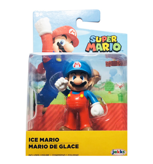 World of Nintendo Ice Mario 2.5" Super Mario Figure