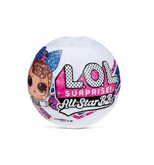 L.O.L. Surprise! All-Star BBs Sports Series 2 Cheer Team Sparkly Dolls with 8 Surprises