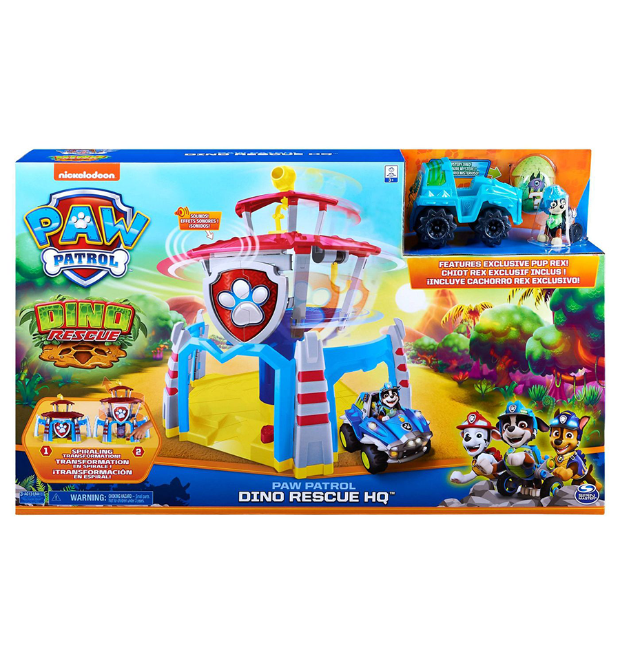 PAW Patrol Dino Rescue Headquarters Playset