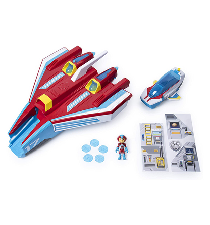 PAW Patrol Super Mighty Pups Transforming Jet Command Center - Ryder