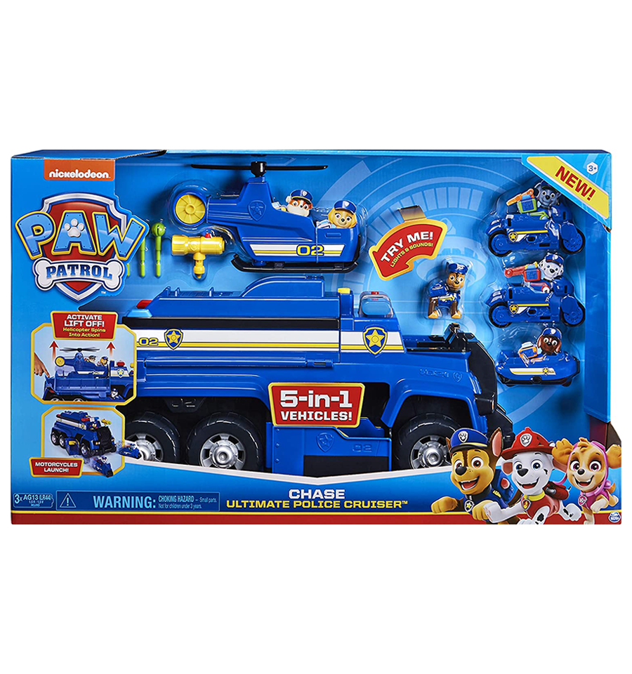 PAW Patrol Chase Ultimate 5 in 1 Police Cruiser