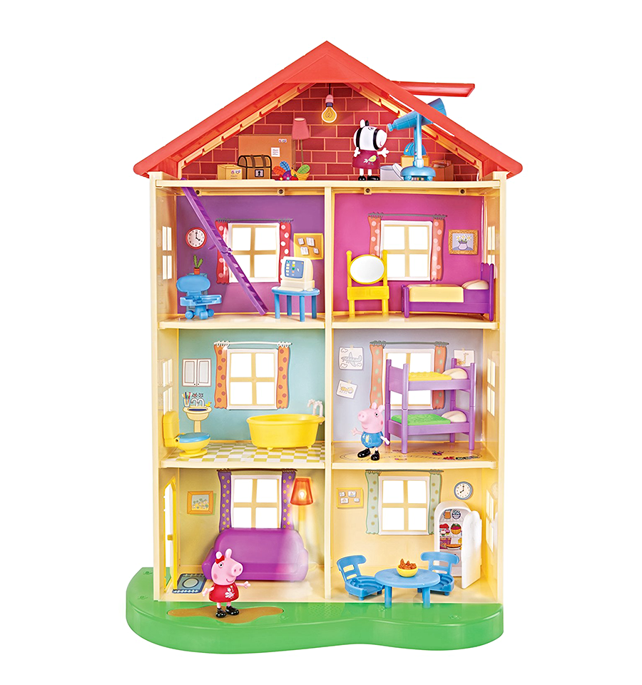 Peppa Pig Lights and Sounds Family Home Playset