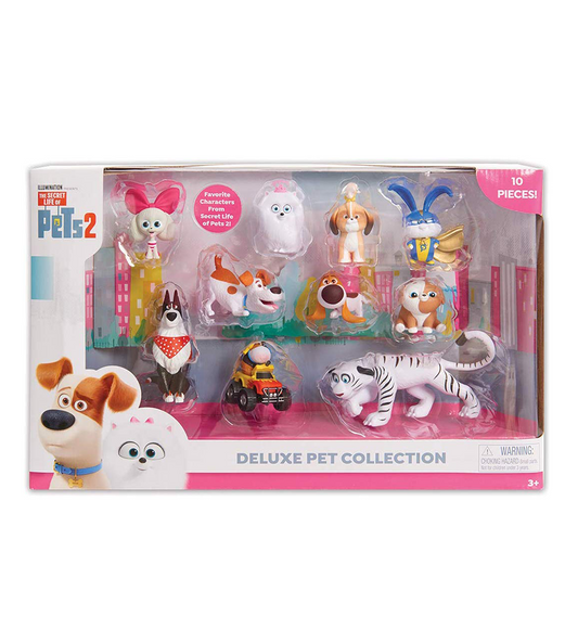 The Secret Life of Pets 2 Deluxe Pet Collection 2-Inch Figure 10-Pack