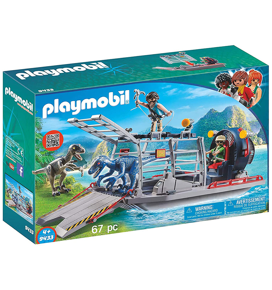 Playmobil Enemy Airboat with Raptor