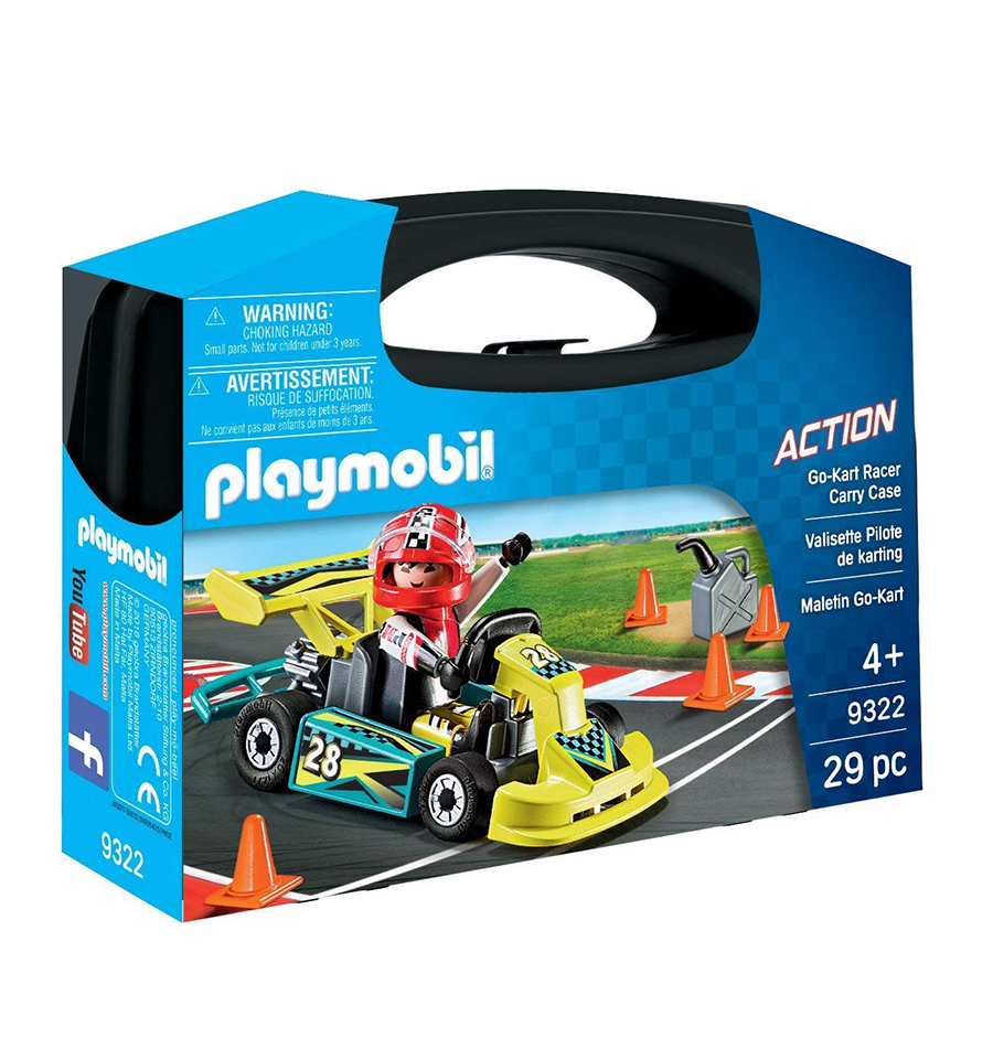 PLAYMOBIL Go-Kart Racer Carry Case Building Set 