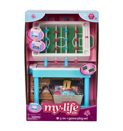 My Life As 5 in 1 Game Play Set for 18 Doll 44 Pieces