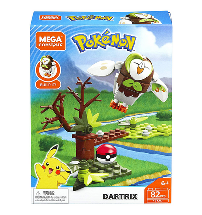 Mega Construx Pokémon Dartrix Dom Building Set – Toys Onestar