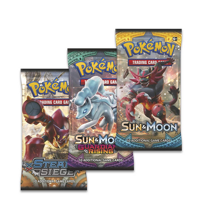 Pokemon TCG: Sun & Moon Luxury Ball Tin - 4 Booster Pack with 1 Coin