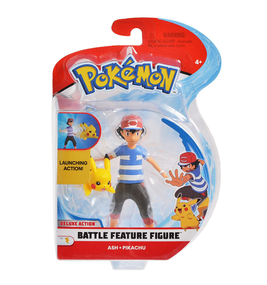 Pokémon - Battle Feature Figures- Ash & Pikachu