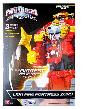 Power Rangers Ninja Steel Lion Fire Fortress Zord
