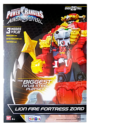  Power Rangers Ninja Steel ‑ Lion Fire Fortress Zord : Toys &  Games