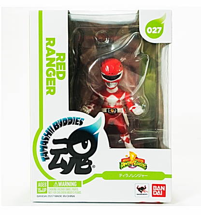 Tamashii Nations Buddies Ranger Mighty Morphing Power Rangers Action Figure, Red