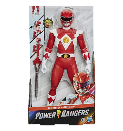 Power Rangers Mighty Morphin Red Ranger Morphin Hero Action Figure
