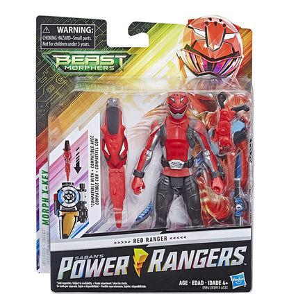Power Rangers Beast Morphers Red Ranger 6" Action Figure