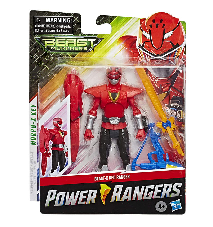 Power Rangers Beast Morphers Beast-X Red Ranger 6" Action Figure
