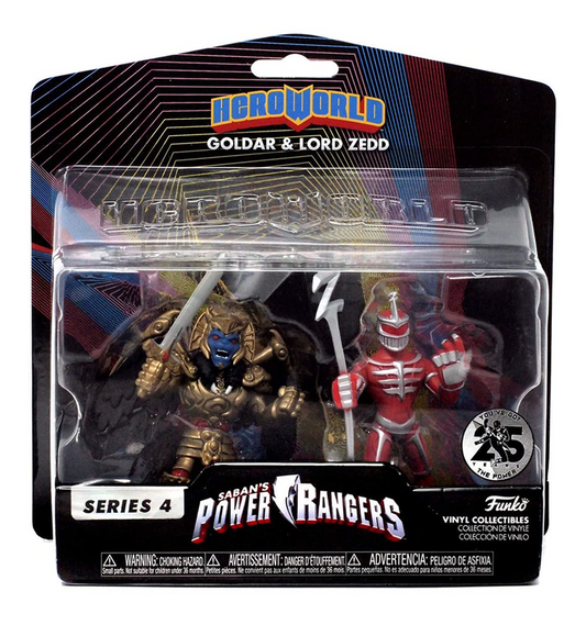 Funko Heroworld Goldar & Lord Zedd Power Rangers 3" Vinyl Figures Series