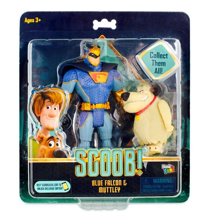 Scoob 6" Blue Falcon and Muttley Action Figures 2 Pack