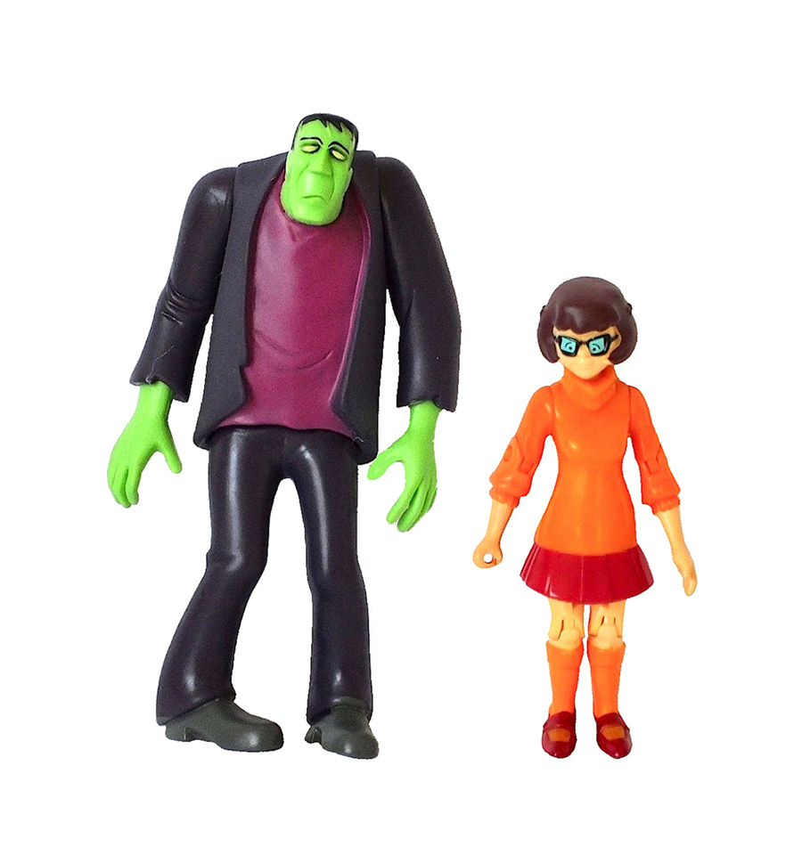 Scooby-Doo! 50 Years- Velma and Frankenstein's Monster Action Figures 2 Pack
