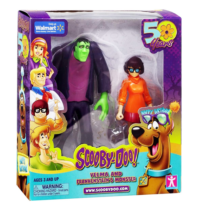 Scooby-Doo! 50 Years- Velma and Frankenstein's Monster Action Figures ...
