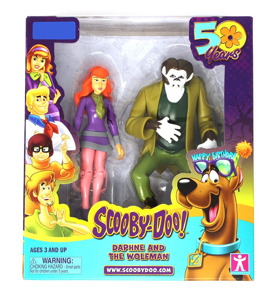 Scooby-Doo! 50 Years Daphne and The Wolfman Action Figure 2 Pack