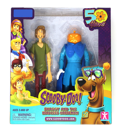 Scooby-Doo! 50 Years-Shaggy and The Headless Horseman Action Figures 2 ...