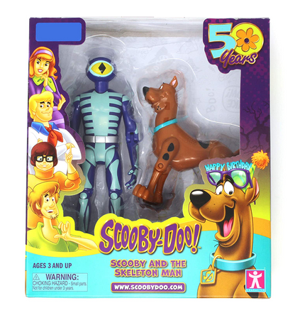 Scooby-Doo! 50 Years Scooby and The Skeleton Man Action Figures 2 Pack ...