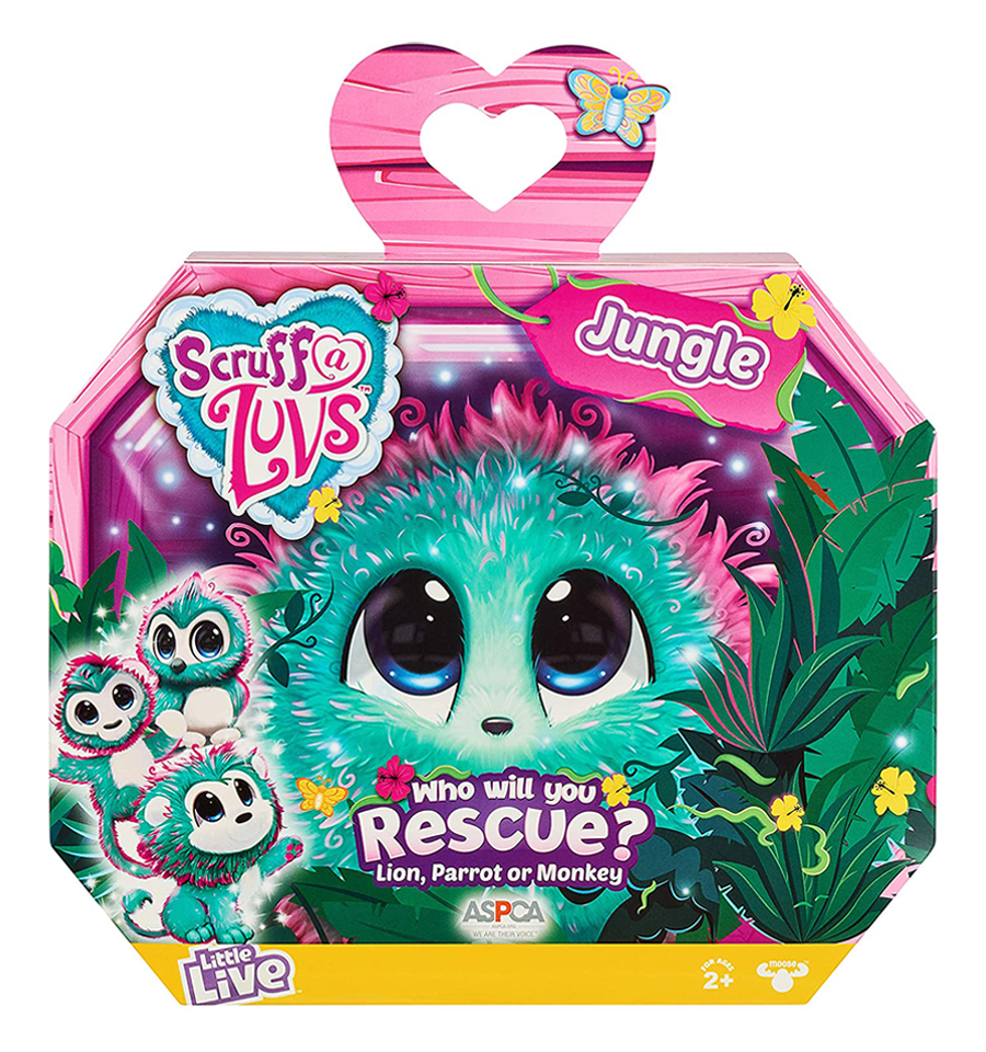 Little Live Scruff-a-Luvs - Jungle - Plush Mystery Rescue Pet