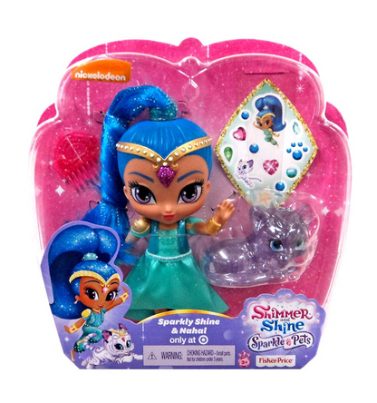 Shimmer and Shine Sparkle Pets - Sparkly Shine and Nahal