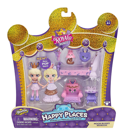 Shopkins Happy Places Welcome Pack - Moon Bunny Bedroom