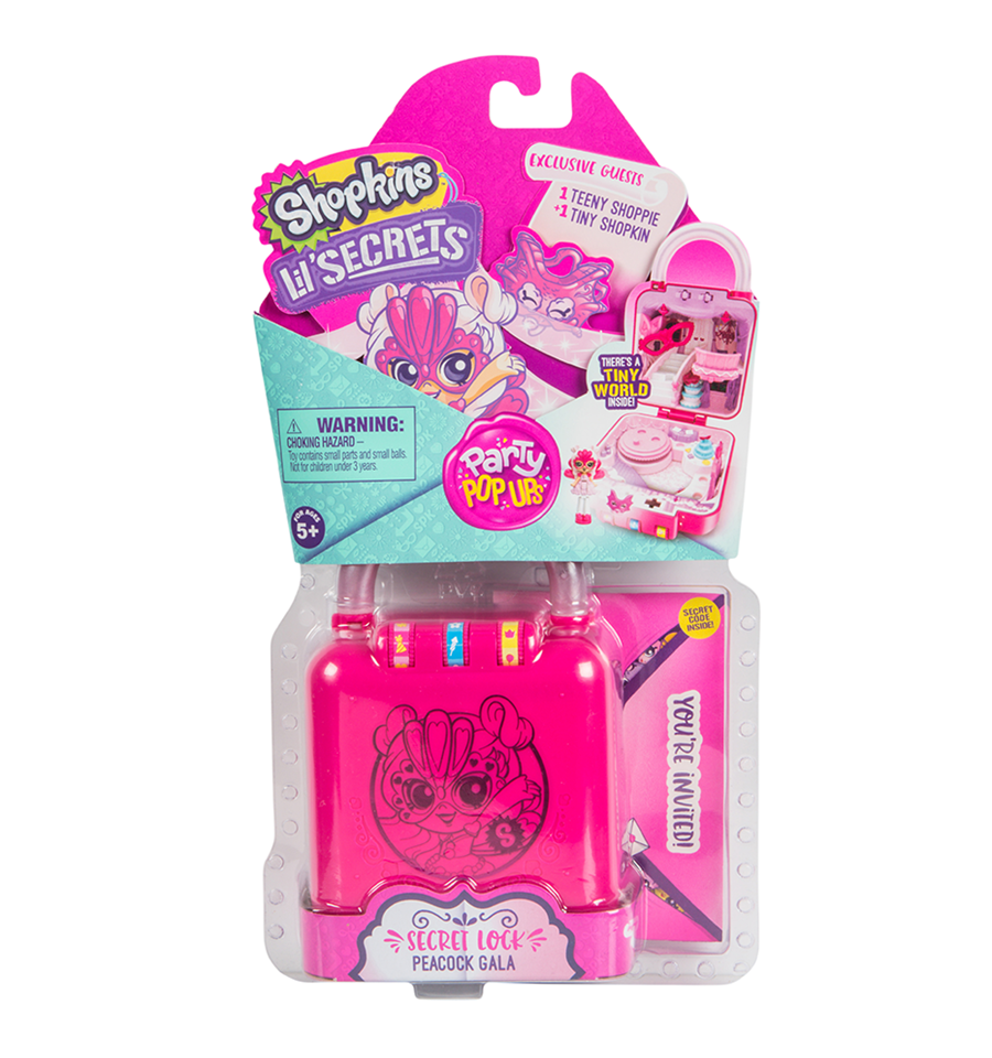 Shopkins Lil' Secrets Mini Playset - Peacock Gala 