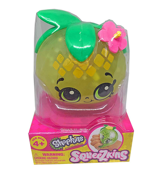 Shopkins Squeezkins Pineapple Crush Squeezable Gel Figure 