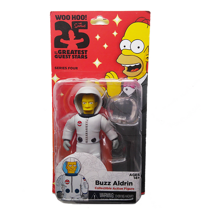 NECA Simpsons 25th Anniversary Series 4 Buzz Aldrin 5" Celebrity Action Figure