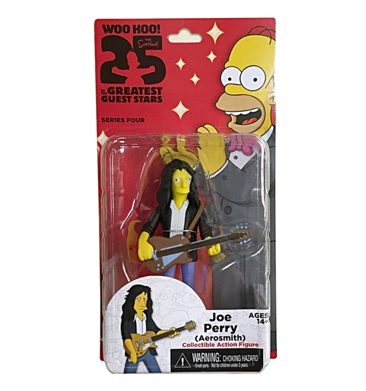 Roll over image to zoom in NECA Simpsons 25th Anniversary Series 4 Joe Perry 5" (Aerosmith) Celebrity Action Figure
