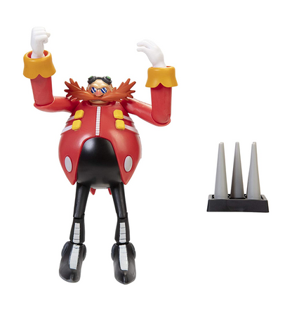 Sonic The Hedgehog 4" Dr. Eggman Action Figure with Spike Trap Accessory